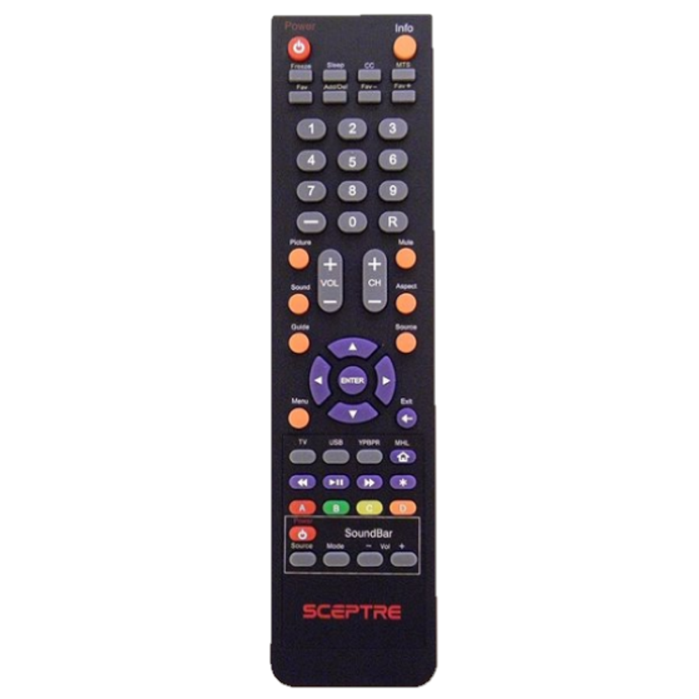 Genuine Sceptre 142022370010C HDTV Remote Control