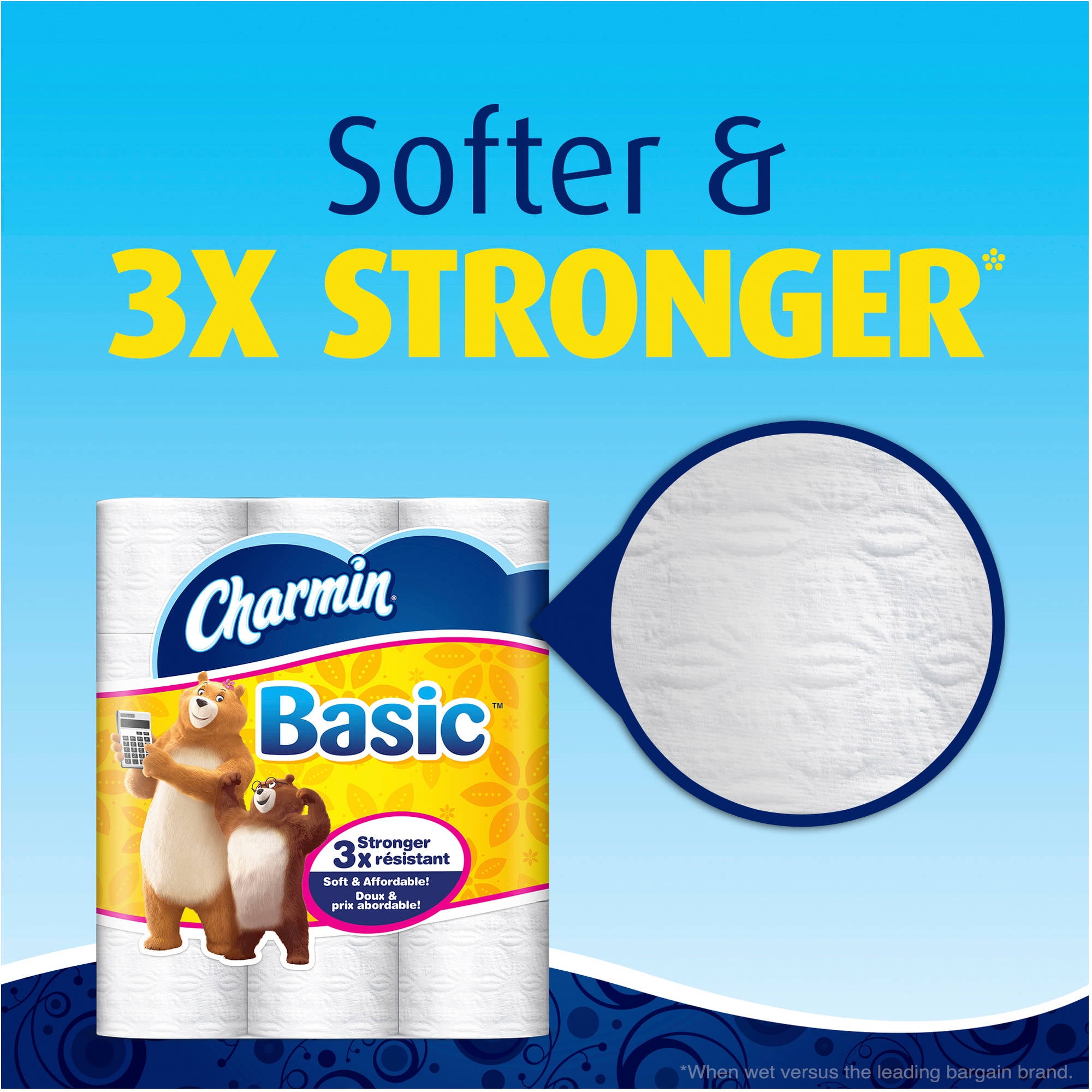 Charmin Basic Toilet Paper Double Rolls, 264 sheets, 4 rolls ... Charmin Basic Toilet Paper Double Rolls, 264 sheets, 4 rolls ...