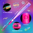 thumbnail image 3 of Varitas de fibra óptica Glow TURNMEON, 32 unidades, para niños y adultos, 3 of 6