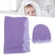 thumbnail image 5 of Sombrero De Accesorios De Fotografía, Suave, Transpirable, Exquisito, Lindo Accesorio De Fotografía Lavable A Mano Para Fotografía Para Bebés Dentro De Un Mes OTVIAP Gorro Morado Claro + Envoltura, 5 of 8