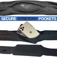 thumbnail image 5 of Gecko Xbelt - Cross Body Sling bag - Running Belt - Travel Money Belt, Fanny and Waist Pack - Over Shoulder Backpack (BLACK BLACK), 5 of 9