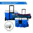 thumbnail image 5 of KoolMAX Cooler with Bluetooth Speaker System, 350W Boombox, 40 Qt Cooler, Rechargeable, USB 12V Car Cigarette Lighter Power Station, Guitar Amplifier, Radio, PA Machine, Karaoke, Blue, 5 of 7