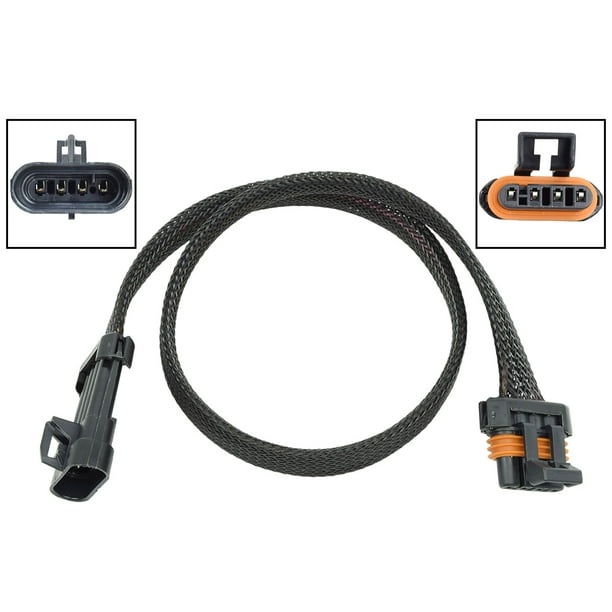 O2 Sensor Wire Harness Extension 24" LS Oxygen Sensor Flat 4Wire