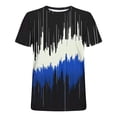 thumbnail image 3 of Tops para hombre, blusas y camisas de cuello redondo y manga corta para hombre, blusas casuales de moda con cuello redondo y manga corta, blusas para hombre, blusas de poliéster para hombre, 3 of 4