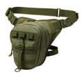 thumbnail image 3 of simhoa Drop Leg Bag Adjustable Outdoor Cycling Casual Travel Shoulder Bag Hip Pouch Green, 3 of 9