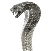 Walking Venomous Cobra Snake Head Cane Staff Mobility Stick Rubber Foot Handle