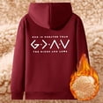 thumbnail image 5 of Yuhangmm Womens Hoodies Pullover Fashion Casual Print Hooded Sweatshirt Soft Pullover with Pocket for Comfortable Relaxed Style with Trendy Print XXL, 5 of 5