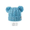 thumbnail image 3 of Gorro Minnieouse con pompones esponjosos para niños color cian AP009480-09B, 3 of 6