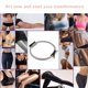 thumbnail image 2 of Sywqhk Yoga Circle Pilates Ring Hombres Mujeres Gym Fitness Workout Equipment (Plata) Sywqhk Alta Calidad, 2 of 5
