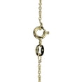 thumbnail image 2 of 18k Gold-Flashed Sterling Silver 1.3mm Fine Cable Nickel Free Chain Necklace Italy, 14", 2 of 3