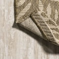 thumbnail image 5 of JONATHAN Y SANTA MONICA 8' Round Area Rug, Nevis Palm Frond - Brown/Beige, SMB119A-8R, 5 of 8