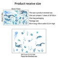 thumbnail image 2 of Calcomanías de pared con algas marinas bajo el mar, calcomanías de pared con tortugas marinas, calcomanías de arte de pared extraíbles con temática oceánica para baños, 2 of 7