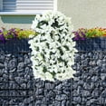 thumbnail image 5 of Artificial Bougainvillea Vine Garland, 6 Foot Faux Flower Hanging Decor with 12 Branches, UV Resistant Fake Flowers for Outdoor Wall Fence Patio Wedding Garden Party Decoration, 5 of 7