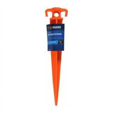 11 in. Tru Guard Plastic Stake, Orange