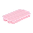 thumbnail image 1 of Bandeja de hielo suministros de verano Bandeja de hielo con forma celular de 37 rejillas con tapa de silicona Molde de cubitos de hielo de grado alimenticio para bar HomePink Amonsee Otros, 1 of 8
