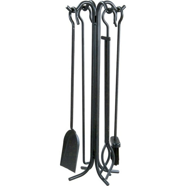 Panacea S 5 Piece Wrough Iron Fireplace Tools Set Com 5 Piece Wrough Iron Fireplace Tools, Used Pewter Fireplace Tools