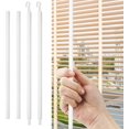 thumbnail image 1 of 2 Ensembles de Baguettes de Remplacement pour Stores de 24 Pouces avec Crochet, Ouvre-Stores Horizontals pour Fenêtres, Pièces de Stores, Baguettes de Rideaux Blanches Mini, 1 of 7