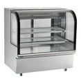thumbnail image 4 of VEVOR Refrigerated Display Case, 18 Cu.Ft./505L Large Pastry Display Case, 2-Tier Commercial Display Refrigerator with LED Lighting, Downdraft Cooling, Movable with Casters, for Bakery, 4 of 9