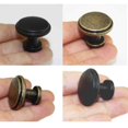 thumbnail image 2 of 5 perillas de puerta de pequeña sala manija forma forma forma de seta de 27 mm para pequeña sala con puerta Bronce, 2 of 9