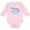 AD-Pink, variant on Blue Happy Birthday Daddy Boys or Girls Long Sleeve Baby Bodysuit