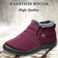 thumbnail image 3 of Boojoy Botas De Invierno Botas De Nieve De Invierno para Hombres Y Mujeres Forro De Piel Botas De Tobillo Cálidas Al Aire Libre Impermeables, 3 of 5