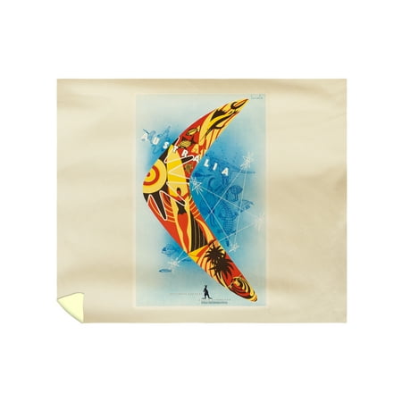 1936 Replica Sky King - Australia- (artist: Sellheim c. 1936) - Vintage Advertisement (88x104 King Microfiber Duvet Cover)