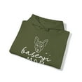 thumbnail image 4 of Basenji Dog Mom Hoodie, Gifts, Hooded Sweatshirt, 4 of 4