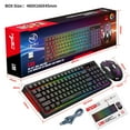thumbnail image 6 of Yidarton  L99 Wireless Rechargeable 2.4G Keymouse Film Set Colorful Backlight Game Mouse RGB Backlight Keyboard, 6 of 11