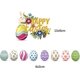 thumbnail image 5 of ensemble De Dcoration De Pques, Ensemble De Ballons De Pques Avec Bannire Happy Pques, Dessus De Gteau Thme, Ballon D'oeuf De Pques Lapin De Pque, 5 of 5