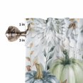 thumbnail image 5 of Fall Valances for Windows, Pumpkin Green Eucalyptus Leaves Flower Letter Harvest Rod Pocket Short Window Valance Curtains Holiday Window Treatment for Kitchen Living Room Bathroom, 54"x18", 5 of 6