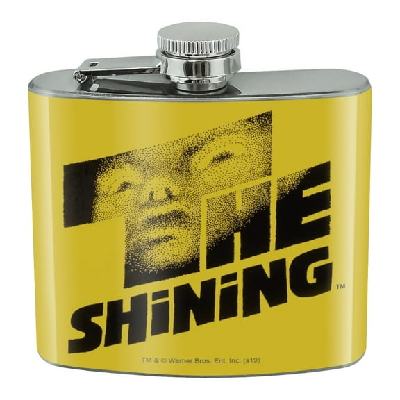 The Shining Poster Logo Stainless Steel 5oz Hip Drink Kidney Flask