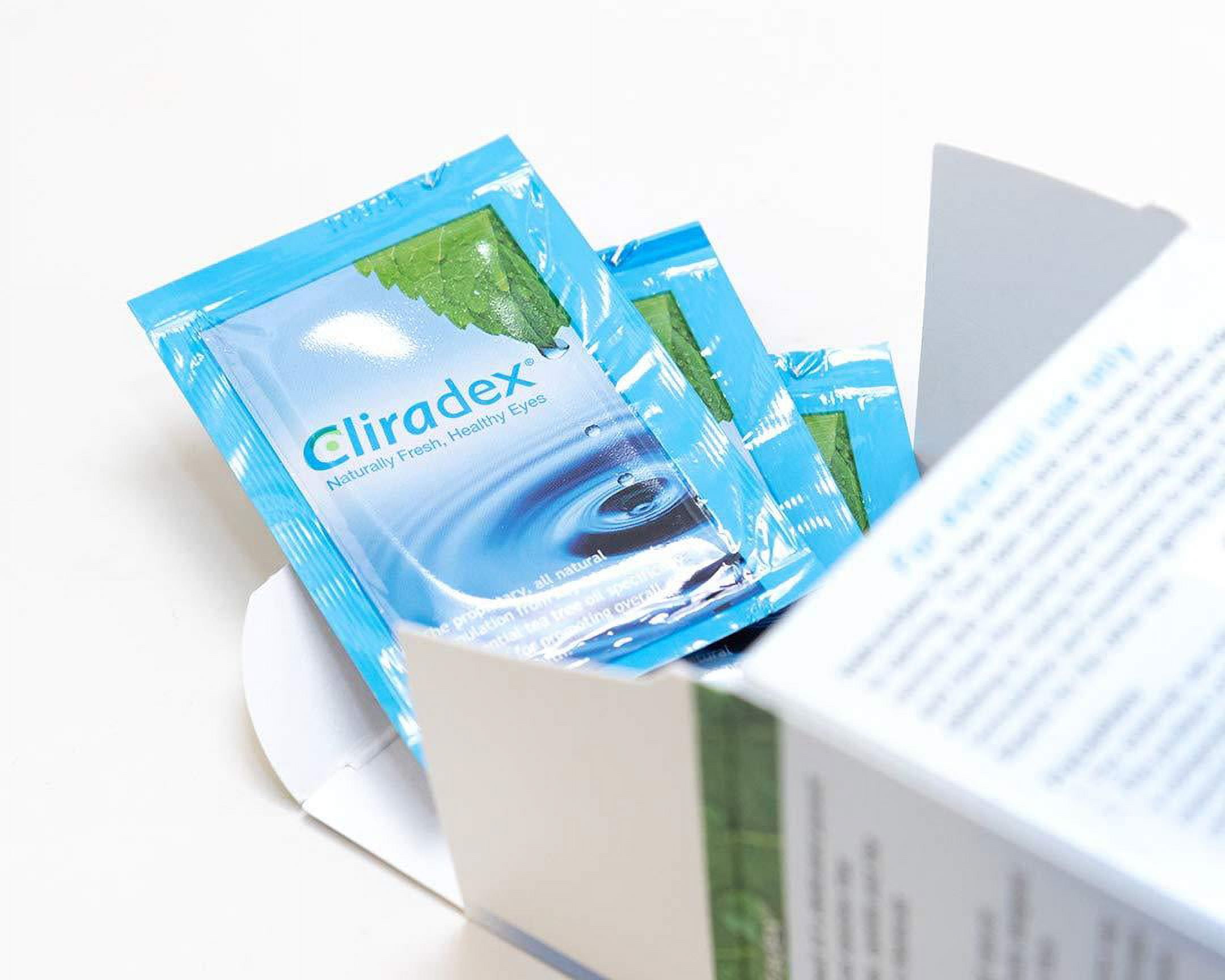 Cliradex Naturally Fresh Healthy Eyes Towelettes, 24 Count