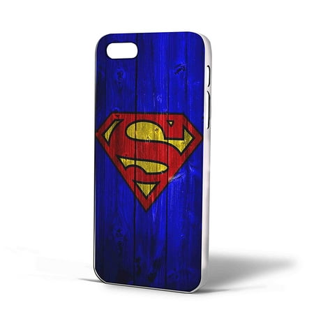 Ganma superman superhero logo blue wood Case For iPhone Case (Case For iPhone 6