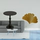 thumbnail image 2 of Mesa Auxiliar Pequeña, Mesa De Centro, Mesita De Noche, Mueble De Hierro Forjado Con Hojas De Ginkgo, Decoración De Pared, Escultura Para Sala De Estar, Hotel, Oficina, Casa De Campo., 2 of 8