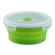thumbnail image 2 of Recipiente redondo plegable para alimentos con tapa hermética para acampar. medio 500ML verde, 2 of 5