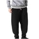 thumbnail image 5 of Puntoco Pantalones de lana de cordero con cordón y bolsillo estilo retro de color liso a la moda para tiempo libre para hombre, 5 of 5
