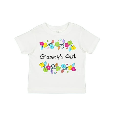 

Inktastic Grammys Girl- Bright Flowers Gift Toddler Toddler Girl T-Shirt