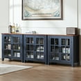 thumbnail image 5 of Joaxswe Buffet Storage Cabinet with Shelves & Doors, 31.5" Kitchen Cabinet with Adjustable Shelves, Blue, 5 of 6