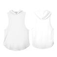 thumbnail image 4 of JTieacloth Men's Shirts Men Solid Color Brushed Camisole Hooded Sleeveless Sports Fitness Breathable Vest Casual Loose Comfortable Vest, 4 of 4