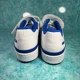 thumbnail image 4 of Adi-das Forum Low White Blue Men's Retro Leather Low Top Shoes Size Sneakers, 4 of 5