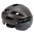 thumbnail image 3 of Casco de bicicleta CJD XXL para adultos, con luz trasera recargable por USB y gafas magnéticas desmontables, color gris titanio., 3 of 14