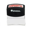 Universal - Stamp - pre-inked - red - stock text - CONFIDENTIAL - 1.7 in x 0.55 in