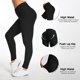 thumbnail image 2 of Legging de yoga para mujer Cintura alta con control de barriga texturizado para levantamiento de glúteos fruncidos, 2 of 8