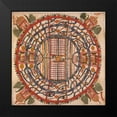 thumbnail image 2 of Unknown 15x15 Black Modern Framed Museum Art Print Titled - Manuyaloka, map of the world of man, according to Jain cosmological traditions, 2 of 5