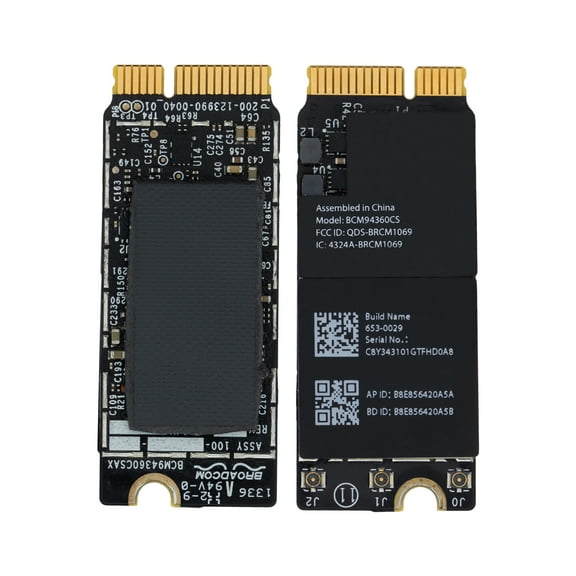 Replacement AirPort Card Compatible For MacBook Pro 13" / 15" Retina (A1502 / A1398 / Late 2013 / Mid 2014)