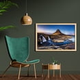 thumbnail image 2 of Landscape Wall Art with Frame, Kirkufjell Mountain in Snaefellsjoekull National Park Iceland Outdoors Photo, Printed Fabric Poster for Bathroom Living Room, 35" x 23", Multicolor, by Ambesonne, 2 of 2