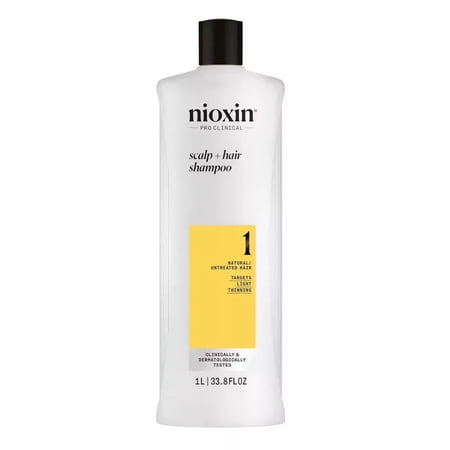 System 1 Cleanser Hair Thickening Shampoo 33.8oz / 1 Liter (New Package)