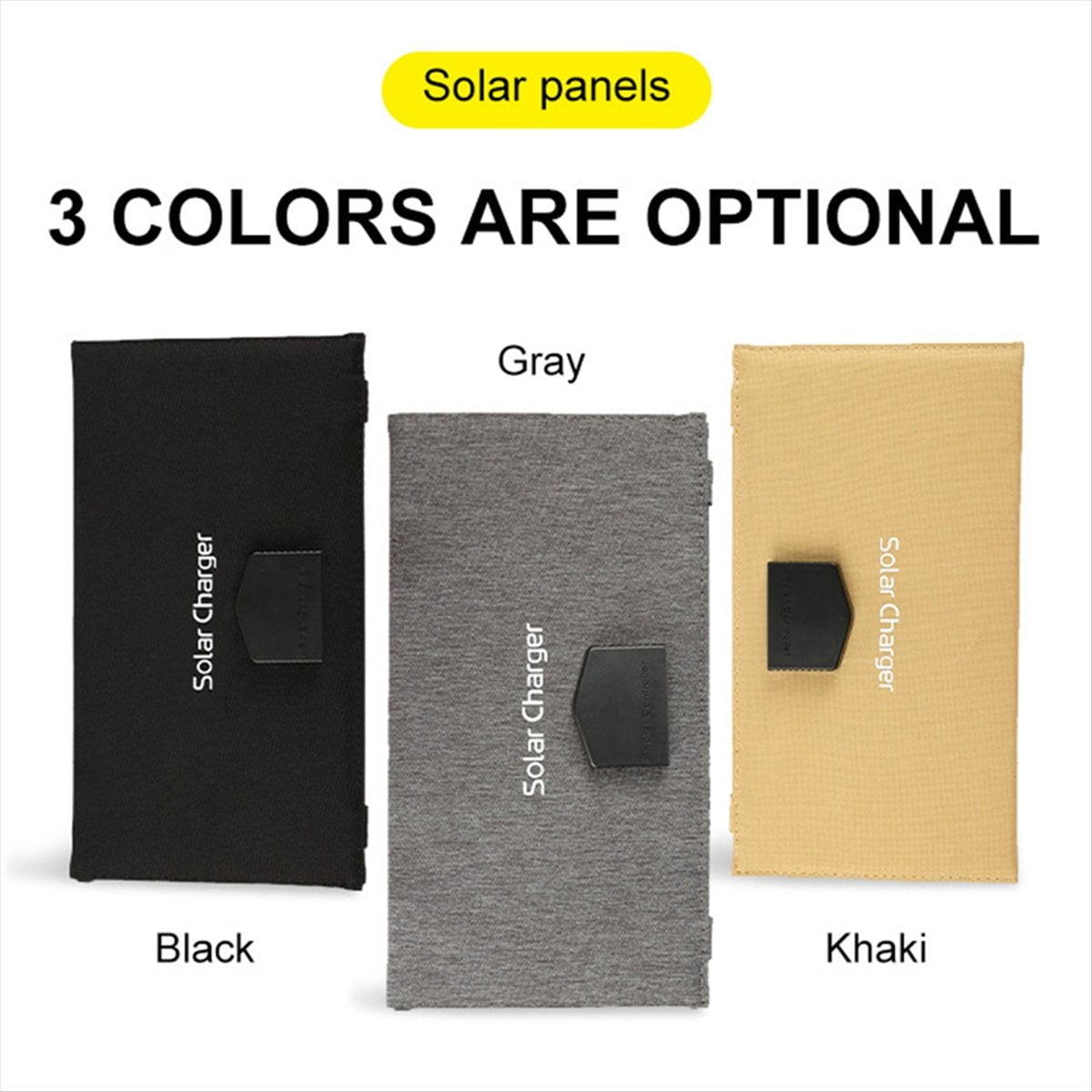 30W 18V Folding Solar Panel Type-C Usb Photovoltaic Charger Outdoor Mobile Phone Fast Charging Mobile Power Bank-Khaki