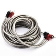 thumbnail image 3 of 5M 2 RCA to 2 RCA Plug Twisted-Pair Car Stereo Audio Copper Cable Accessory, 3 of 7