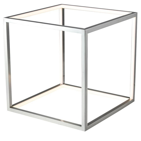Bethel International LED Furniture & Accessories Nickel Aluminum & Glass